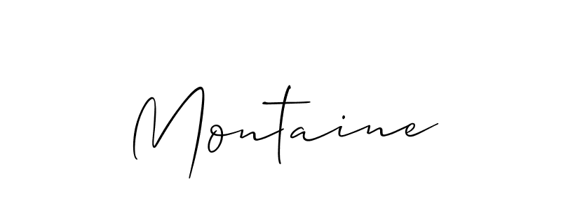 You can use this online signature creator to create a handwritten signature for the name Montaine. This is the best online autograph maker. Montaine signature style 2 images and pictures png