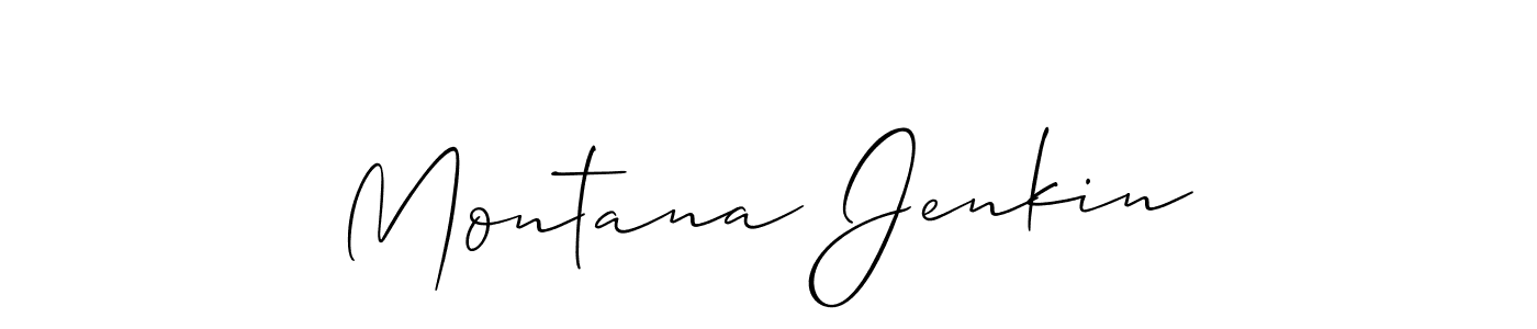 Once you've used our free online signature maker to create your best signature Allison_Script style, it's time to enjoy all of the benefits that Montana Jenkin name signing documents. Montana Jenkin signature style 2 images and pictures png