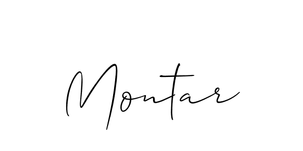 How to make Montar name signature. Use Allison_Script style for creating short signs online. This is the latest handwritten sign. Montar signature style 2 images and pictures png