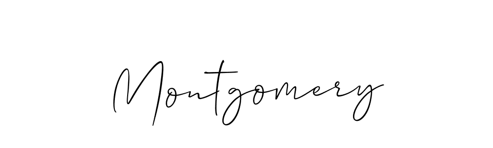 It looks lik you need a new signature style for name Montgomery. Design unique handwritten (Allison_Script) signature with our free signature maker in just a few clicks. Montgomery signature style 2 images and pictures png