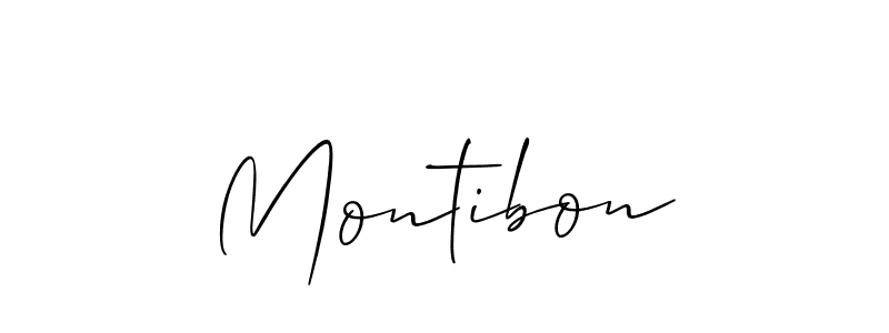 Also we have Montibon name is the best signature style. Create professional handwritten signature collection using Allison_Script autograph style. Montibon signature style 2 images and pictures png