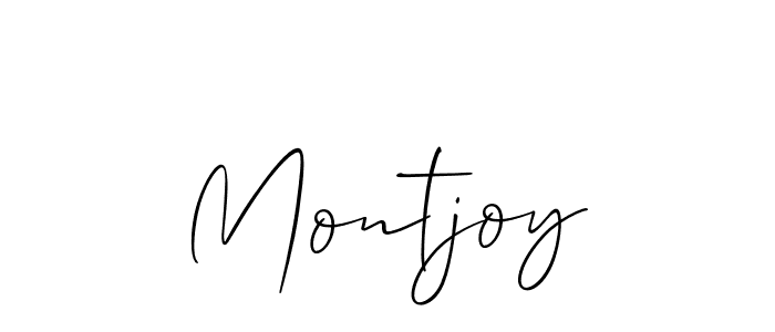 Montjoy stylish signature style. Best Handwritten Sign (Allison_Script) for my name. Handwritten Signature Collection Ideas for my name Montjoy. Montjoy signature style 2 images and pictures png