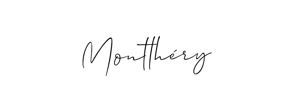 Design your own signature with our free online signature maker. With this signature software, you can create a handwritten (Allison_Script) signature for name Montlhéry. Montlhéry signature style 2 images and pictures png