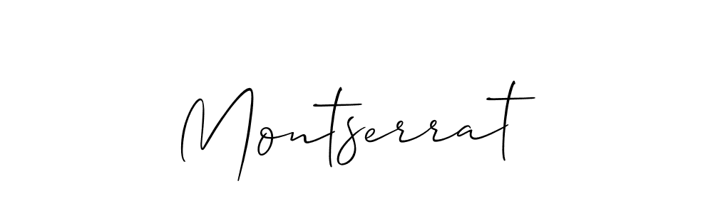 You should practise on your own different ways (Allison_Script) to write your name (Montserrat) in signature. don't let someone else do it for you. Montserrat signature style 2 images and pictures png