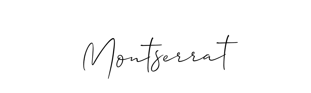 You should practise on your own different ways (Allison_Script) to write your name (Montserrat) in signature. don't let someone else do it for you. Montserrat signature style 2 images and pictures png