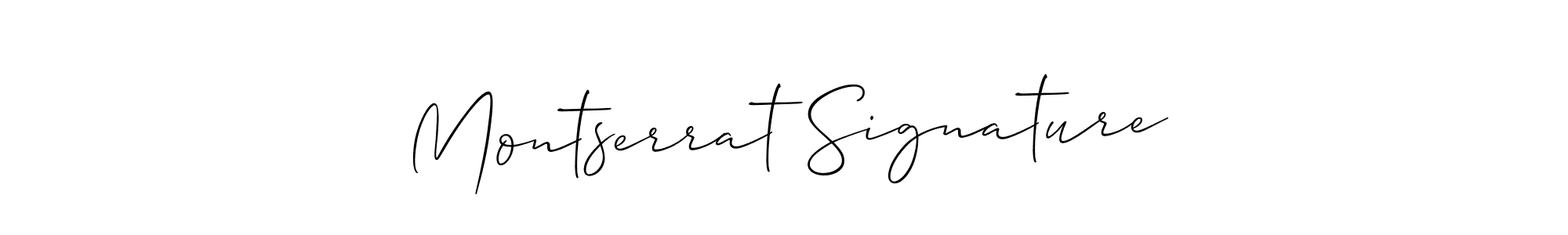 You should practise on your own different ways (Allison_Script) to write your name (Montserrat Signature) in signature. don't let someone else do it for you. Montserrat Signature signature style 2 images and pictures png