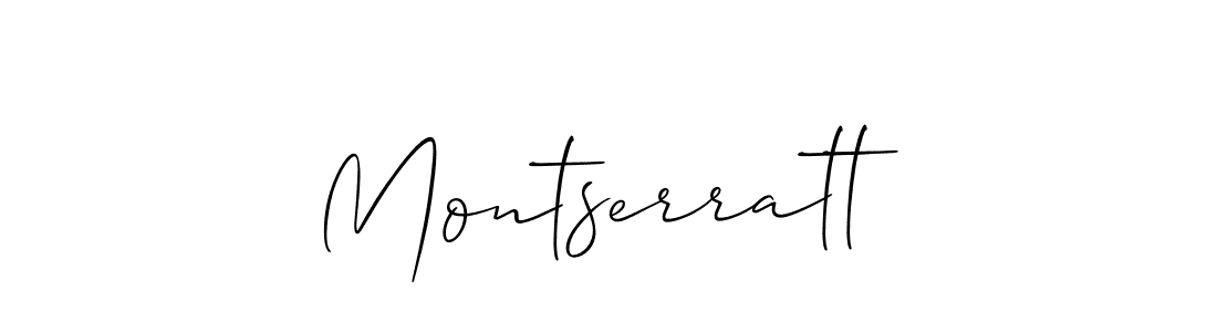 Also we have Montserratt name is the best signature style. Create professional handwritten signature collection using Allison_Script autograph style. Montserratt signature style 2 images and pictures png