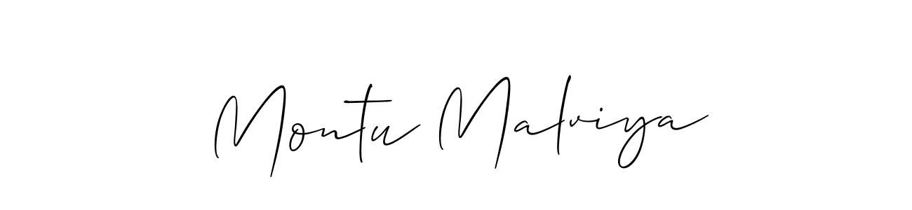 if you are searching for the best signature style for your name Montu Malviya. so please give up your signature search. here we have designed multiple signature styles  using Allison_Script. Montu Malviya signature style 2 images and pictures png
