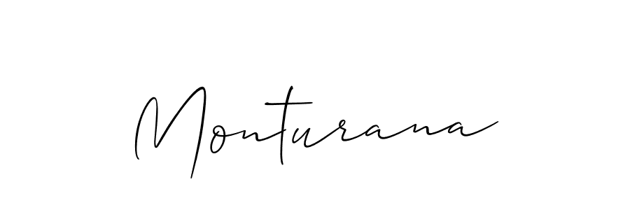 Make a beautiful signature design for name Monturana. With this signature (Allison_Script) style, you can create a handwritten signature for free. Monturana signature style 2 images and pictures png