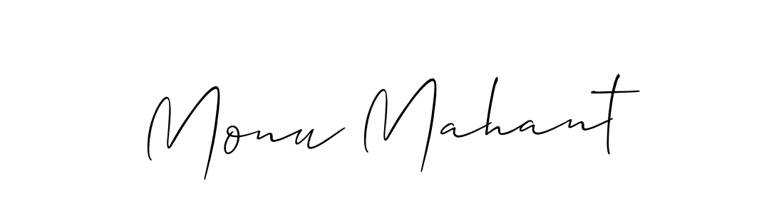 Once you've used our free online signature maker to create your best signature Allison_Script style, it's time to enjoy all of the benefits that Monu Mahant name signing documents. Monu Mahant signature style 2 images and pictures png