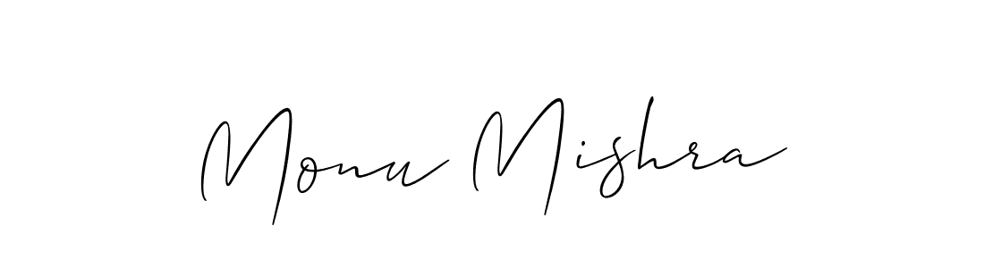 Make a beautiful signature design for name Monu Mishra. Use this online signature maker to create a handwritten signature for free. Monu Mishra signature style 2 images and pictures png