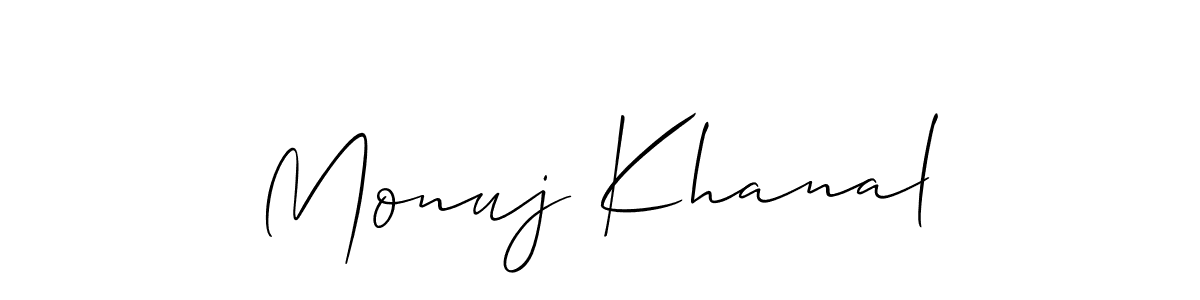 Once you've used our free online signature maker to create your best signature Allison_Script style, it's time to enjoy all of the benefits that Monuj Khanal name signing documents. Monuj Khanal signature style 2 images and pictures png