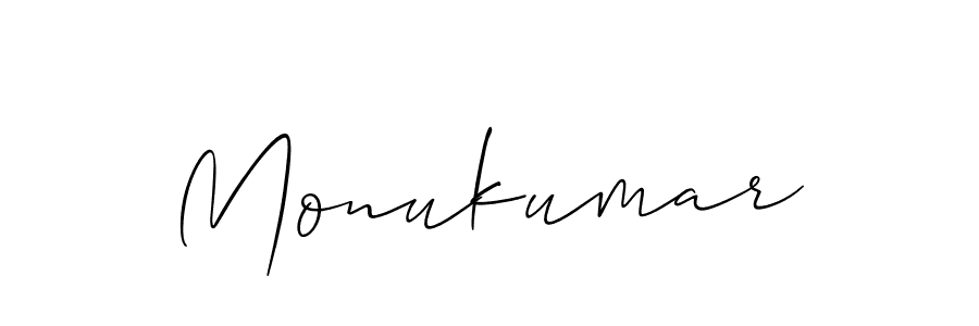 Monukumar stylish signature style. Best Handwritten Sign (Allison_Script) for my name. Handwritten Signature Collection Ideas for my name Monukumar. Monukumar signature style 2 images and pictures png