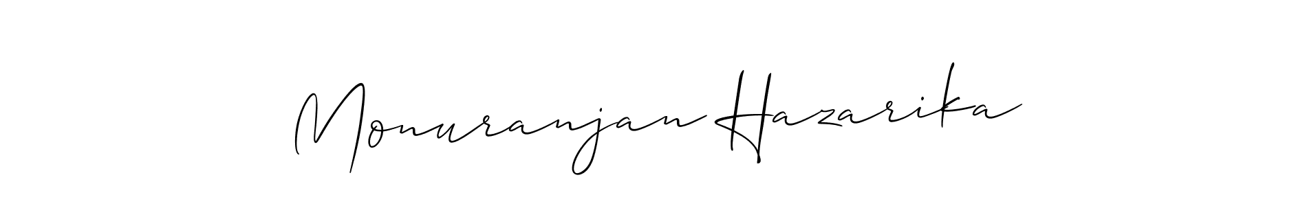 Monuranjan Hazarika stylish signature style. Best Handwritten Sign (Allison_Script) for my name. Handwritten Signature Collection Ideas for my name Monuranjan Hazarika. Monuranjan Hazarika signature style 2 images and pictures png