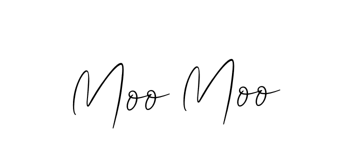 Create a beautiful signature design for name Moo Moo. With this signature (Allison_Script) fonts, you can make a handwritten signature for free. Moo Moo signature style 2 images and pictures png