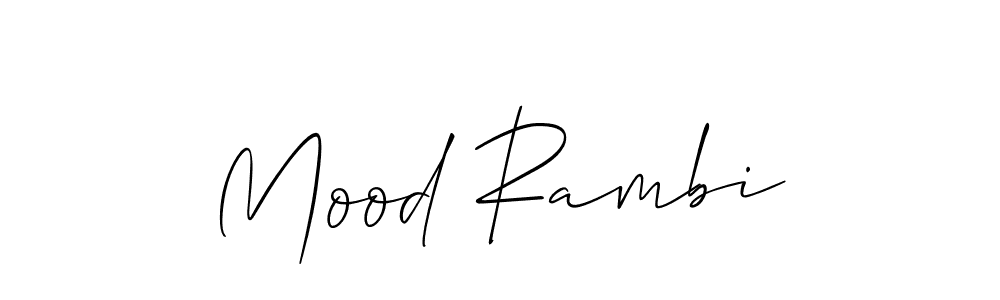 Best and Professional Signature Style for Mood Rambi. Allison_Script Best Signature Style Collection. Mood Rambi signature style 2 images and pictures png