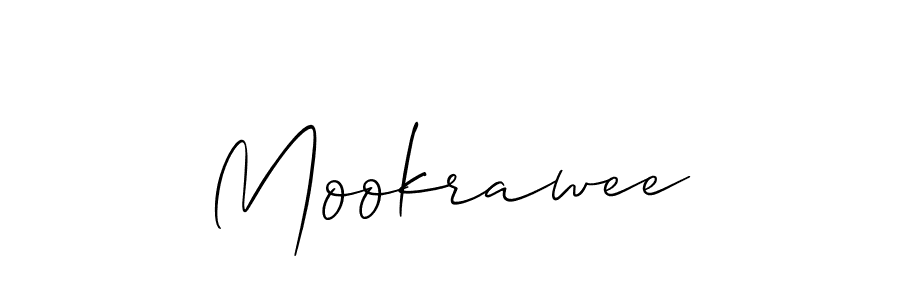 Once you've used our free online signature maker to create your best signature Allison_Script style, it's time to enjoy all of the benefits that Mookrawee name signing documents. Mookrawee signature style 2 images and pictures png