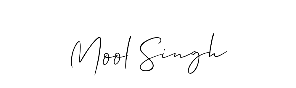 Mool Singh stylish signature style. Best Handwritten Sign (Allison_Script) for my name. Handwritten Signature Collection Ideas for my name Mool Singh. Mool Singh signature style 2 images and pictures png