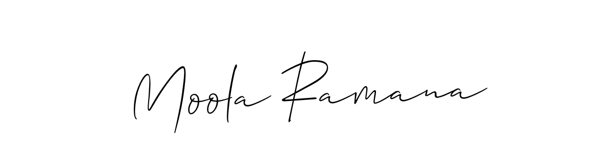 Once you've used our free online signature maker to create your best signature Allison_Script style, it's time to enjoy all of the benefits that Moola Ramana name signing documents. Moola Ramana signature style 2 images and pictures png