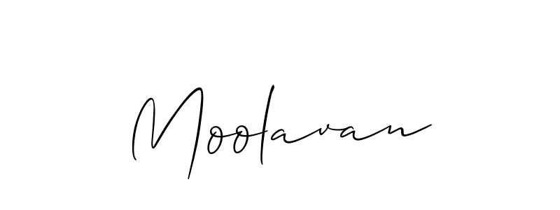 You should practise on your own different ways (Allison_Script) to write your name (Moolavan) in signature. don't let someone else do it for you. Moolavan signature style 2 images and pictures png