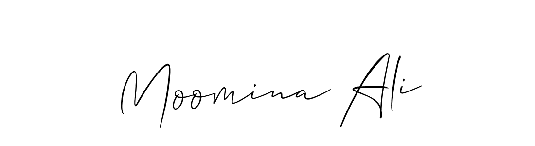 Similarly Allison_Script is the best handwritten signature design. Signature creator online .You can use it as an online autograph creator for name Moomina Ali. Moomina Ali signature style 2 images and pictures png