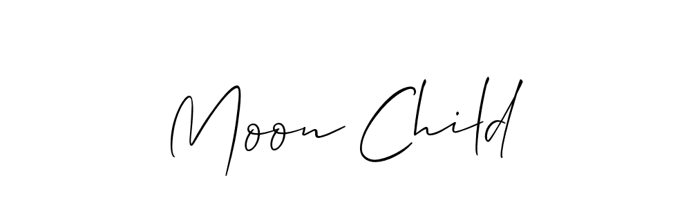 Also we have Moon Child name is the best signature style. Create professional handwritten signature collection using Allison_Script autograph style. Moon Child signature style 2 images and pictures png