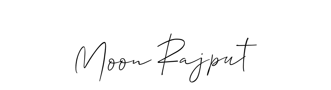 Similarly Allison_Script is the best handwritten signature design. Signature creator online .You can use it as an online autograph creator for name Moon Rajput. Moon Rajput signature style 2 images and pictures png
