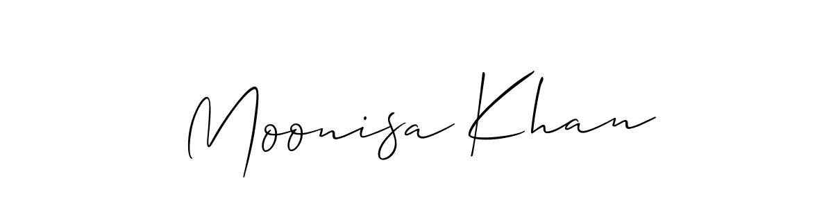 This is the best signature style for the Moonisa Khan name. Also you like these signature font (Allison_Script). Mix name signature. Moonisa Khan signature style 2 images and pictures png