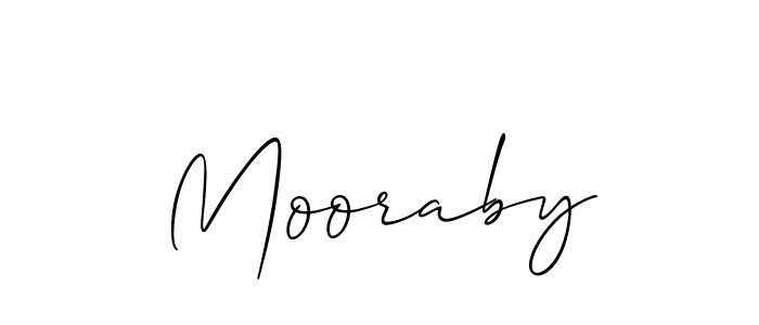 Mooraby stylish signature style. Best Handwritten Sign (Allison_Script) for my name. Handwritten Signature Collection Ideas for my name Mooraby. Mooraby signature style 2 images and pictures png