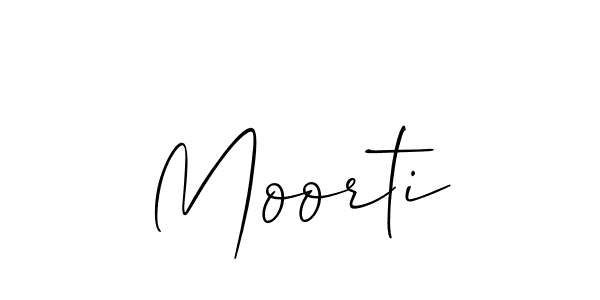 Moorti stylish signature style. Best Handwritten Sign (Allison_Script) for my name. Handwritten Signature Collection Ideas for my name Moorti. Moorti signature style 2 images and pictures png