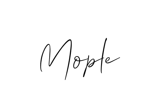 Similarly Allison_Script is the best handwritten signature design. Signature creator online .You can use it as an online autograph creator for name Mople. Mople signature style 2 images and pictures png