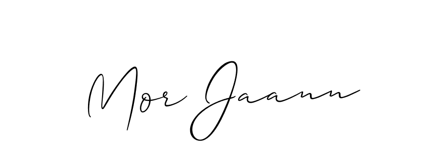 Also You can easily find your signature by using the search form. We will create Mor Jaann name handwritten signature images for you free of cost using Allison_Script sign style. Mor Jaann signature style 2 images and pictures png