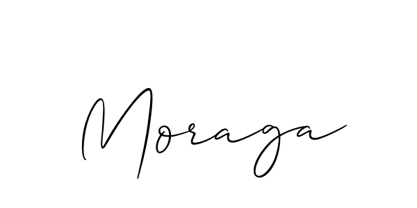You should practise on your own different ways (Allison_Script) to write your name (Moraga) in signature. don't let someone else do it for you. Moraga signature style 2 images and pictures png