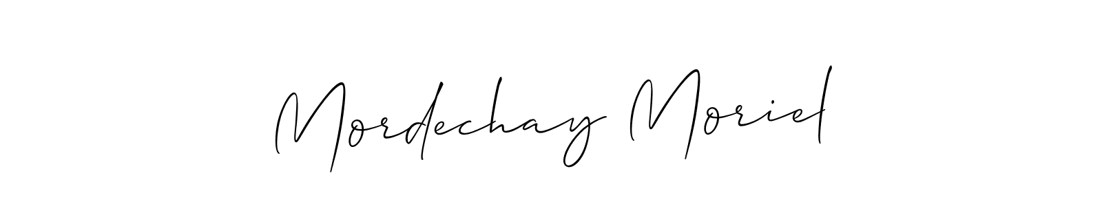 Check out images of Autograph of Mordechay Moriel name. Actor Mordechay Moriel Signature Style. Allison_Script is a professional sign style online. Mordechay Moriel signature style 2 images and pictures png