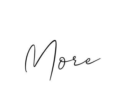 Make a beautiful signature design for name More. Use this online signature maker to create a handwritten signature for free. More signature style 2 images and pictures png