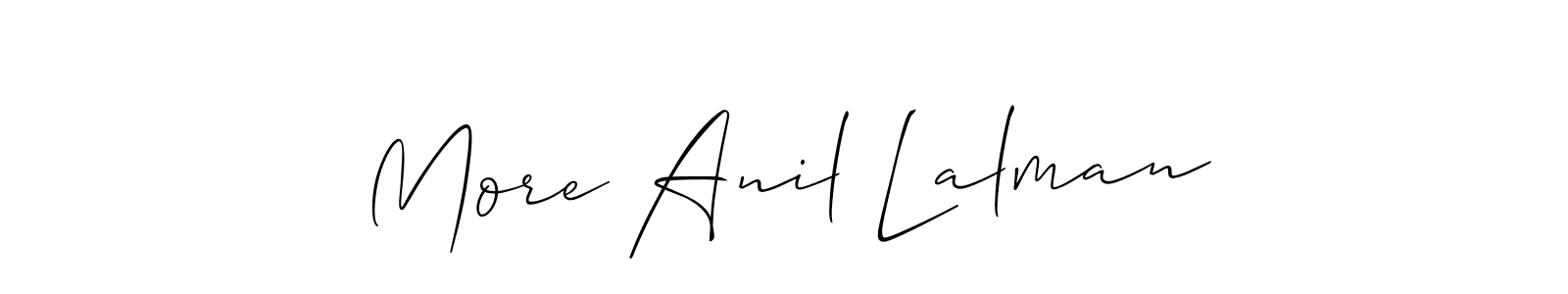 How to Draw More Anil Lalman signature style? Allison_Script is a latest design signature styles for name More Anil Lalman. More Anil Lalman signature style 2 images and pictures png