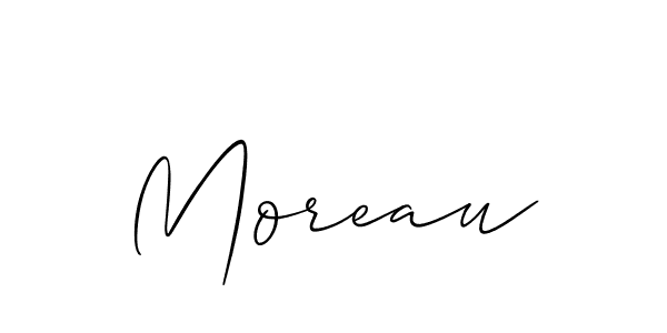 You should practise on your own different ways (Allison_Script) to write your name (Moreau) in signature. don't let someone else do it for you. Moreau signature style 2 images and pictures png