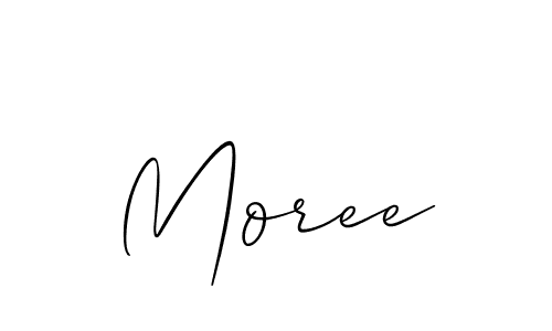 if you are searching for the best signature style for your name Moree. so please give up your signature search. here we have designed multiple signature styles  using Allison_Script. Moree signature style 2 images and pictures png