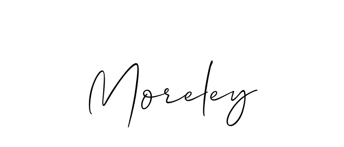 You should practise on your own different ways (Allison_Script) to write your name (Moreley) in signature. don't let someone else do it for you. Moreley signature style 2 images and pictures png