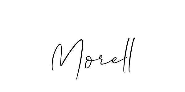 Similarly Allison_Script is the best handwritten signature design. Signature creator online .You can use it as an online autograph creator for name Morell. Morell signature style 2 images and pictures png