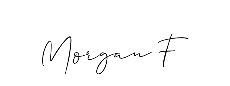 Once you've used our free online signature maker to create your best signature Allison_Script style, it's time to enjoy all of the benefits that Morgan F name signing documents. Morgan F signature style 2 images and pictures png