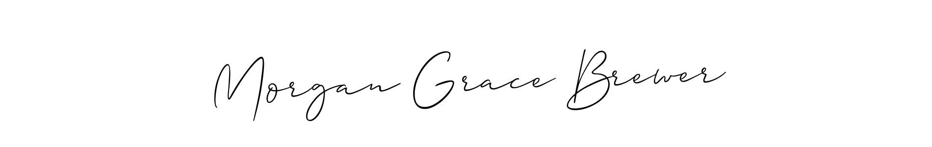 Also we have Morgan Grace Brewer name is the best signature style. Create professional handwritten signature collection using Allison_Script autograph style. Morgan Grace Brewer signature style 2 images and pictures png