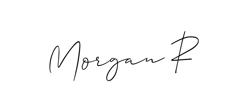 Similarly Allison_Script is the best handwritten signature design. Signature creator online .You can use it as an online autograph creator for name Morgan R. Morgan R signature style 2 images and pictures png