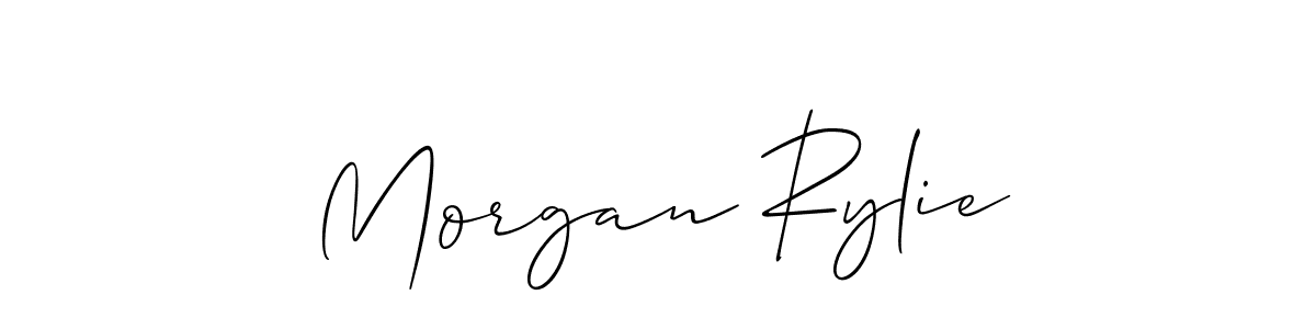 Also we have Morgan Rylie name is the best signature style. Create professional handwritten signature collection using Allison_Script autograph style. Morgan Rylie signature style 2 images and pictures png