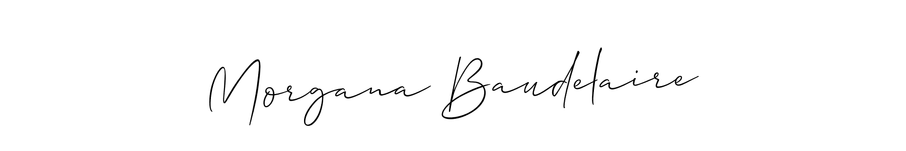 Best and Professional Signature Style for Morgana Baudelaire. Allison_Script Best Signature Style Collection. Morgana Baudelaire signature style 2 images and pictures png