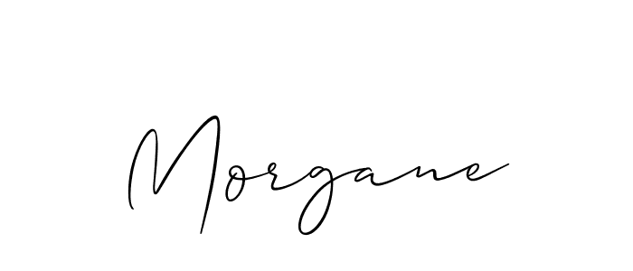How to make Morgane signature? Allison_Script is a professional autograph style. Create handwritten signature for Morgane name. Morgane signature style 2 images and pictures png