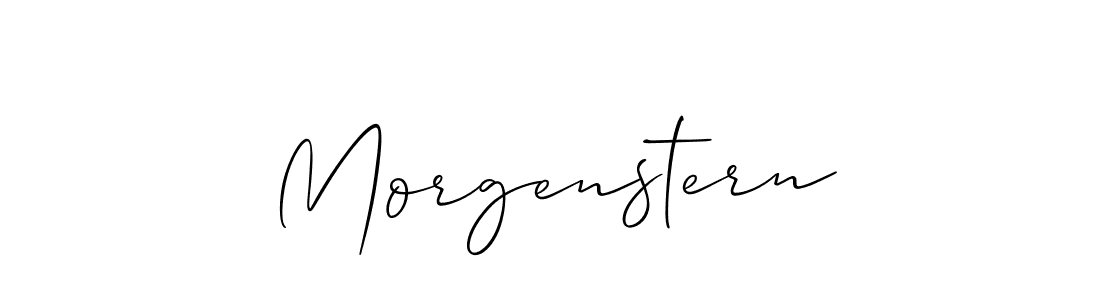 Use a signature maker to create a handwritten signature online. With this signature software, you can design (Allison_Script) your own signature for name Morgenstern. Morgenstern signature style 2 images and pictures png