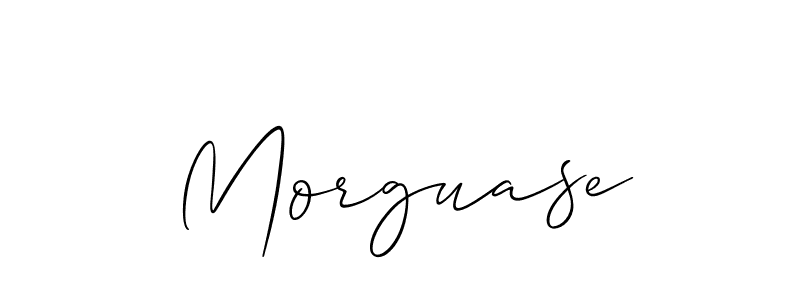 The best way (Allison_Script) to make a short signature is to pick only two or three words in your name. The name Morguase include a total of six letters. For converting this name. Morguase signature style 2 images and pictures png