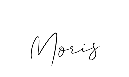 Best and Professional Signature Style for Moris. Allison_Script Best Signature Style Collection. Moris signature style 2 images and pictures png