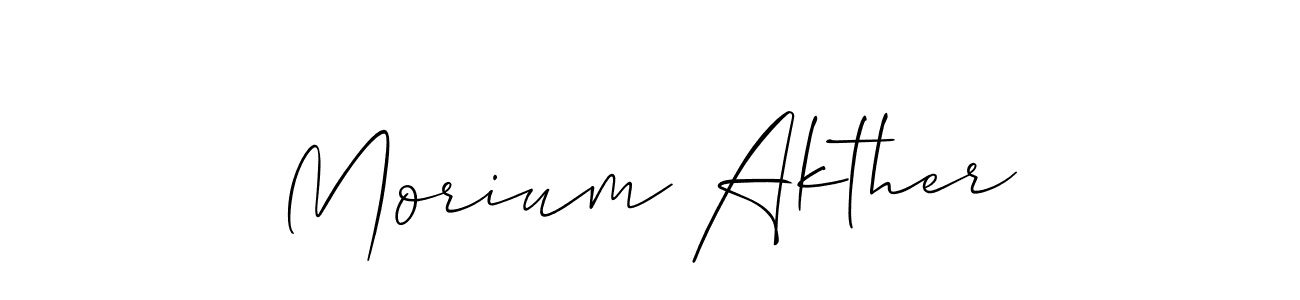 Best and Professional Signature Style for Morium Akther. Allison_Script Best Signature Style Collection. Morium Akther signature style 2 images and pictures png